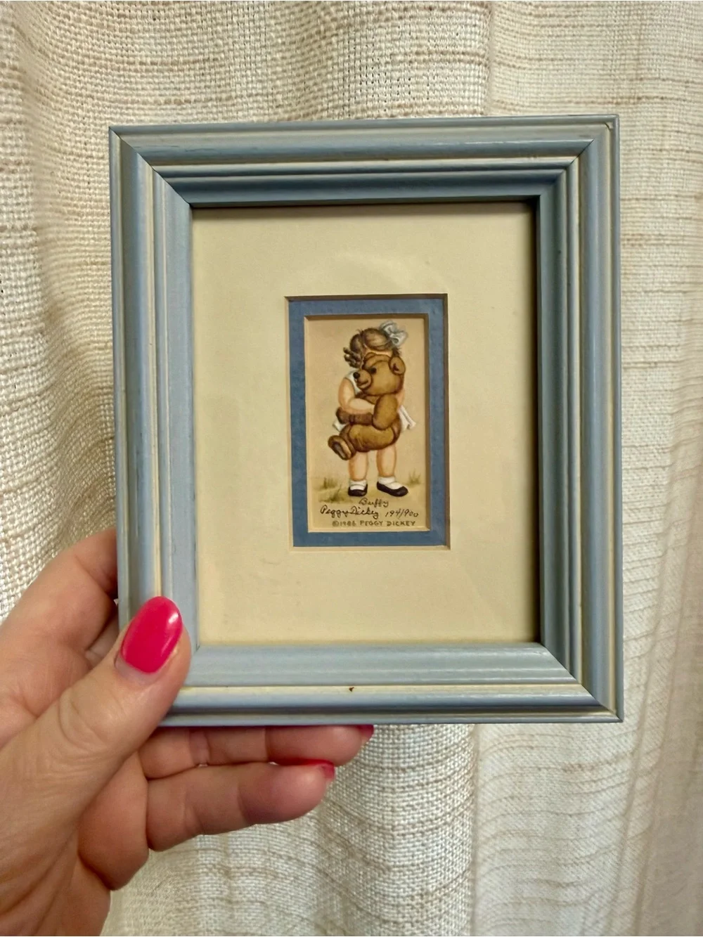 Vintage Peggy Dickey signed Art Print